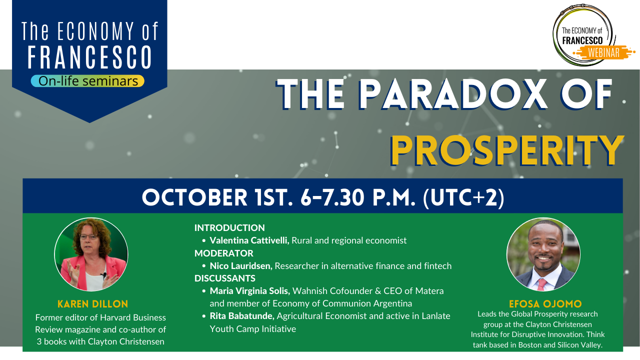 #EoF webinar - The paradox of prosperity